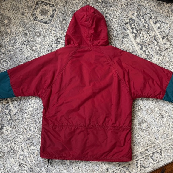 Vintage LL Bean 3M Thinsulate Anorak Jacket Colorblock 1/4 Zip WIndbreaker - Picture 11 of 16